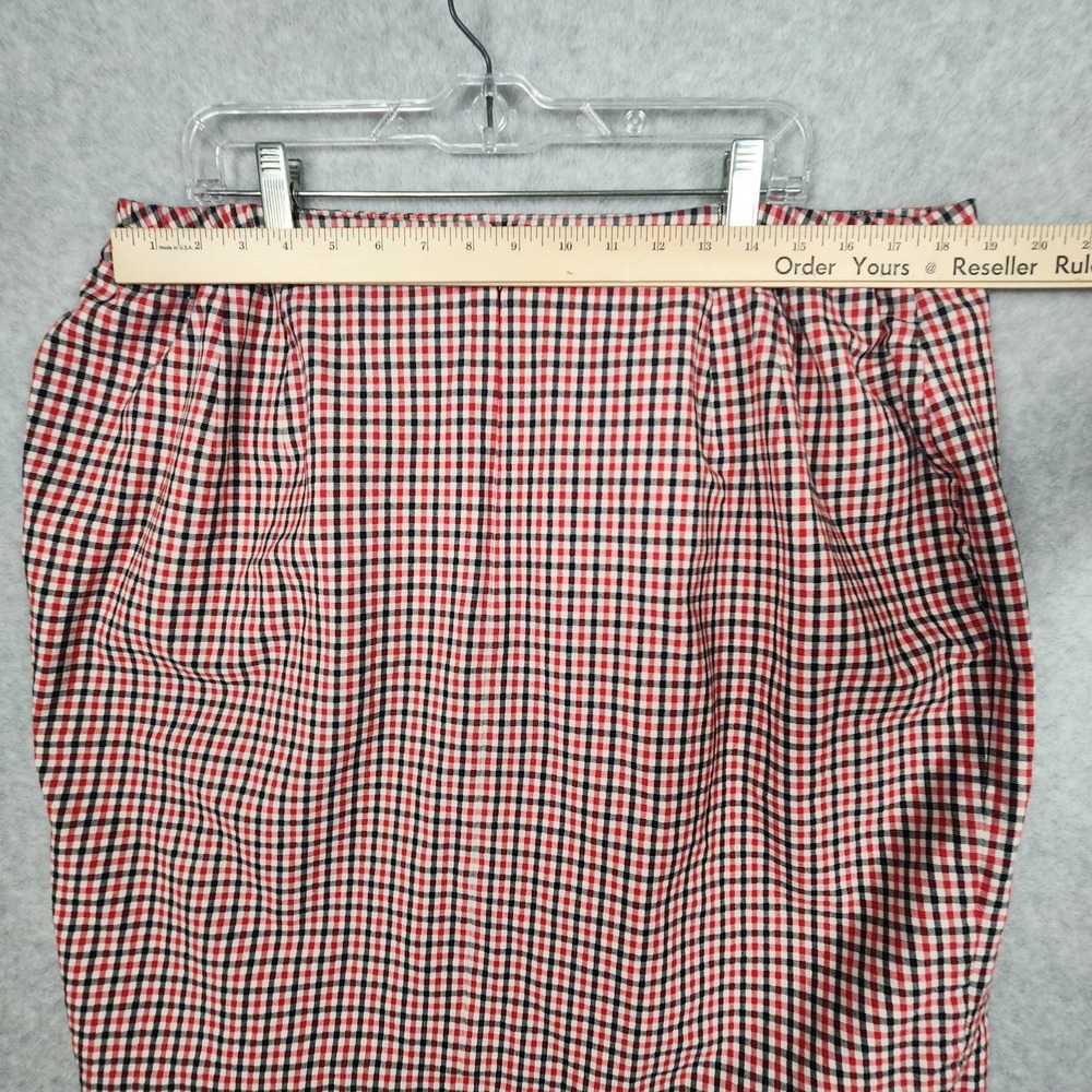 Talbots Skirt Womens 18WP Plus Petite‎ Plaid Stretch Career Classic Work Wear - Picture 8 of 12